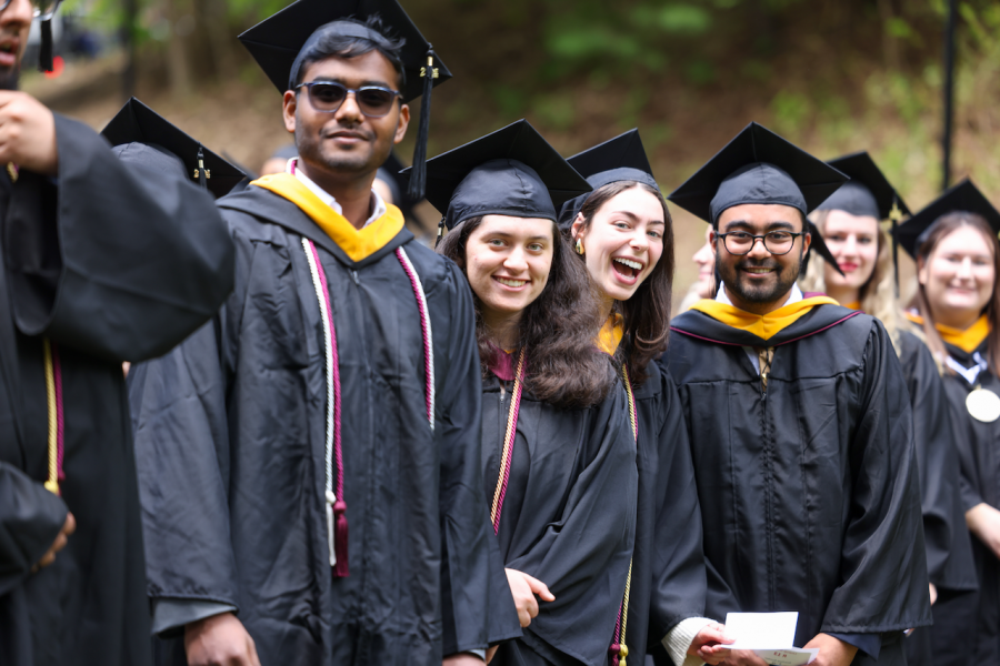 Smiley graduates at commencement ceremony